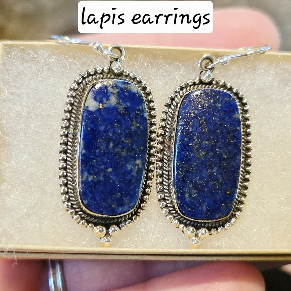 Blue Lapis Earrings
